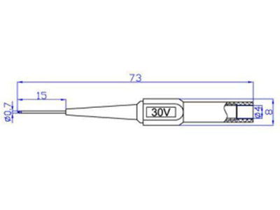 XY-PRUF-MZS1E-RED - Test Leads & Probes -