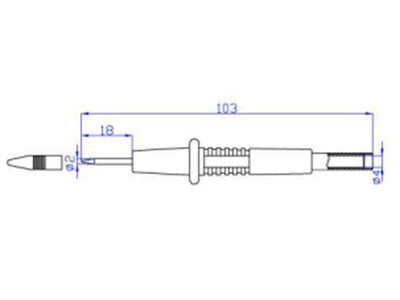 XY-PRUF2400E-BLU - Test Leads & Probes -