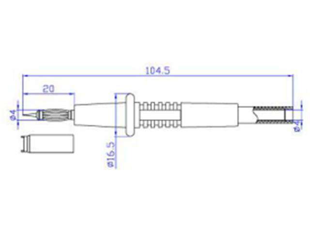 XY-PRUF2700E-BLU - Test Leads & Probes -