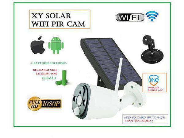 XY SOLAR WIFI PIR CAM - Communica [Part No: XY SOLAR WIFI PIR CAM]