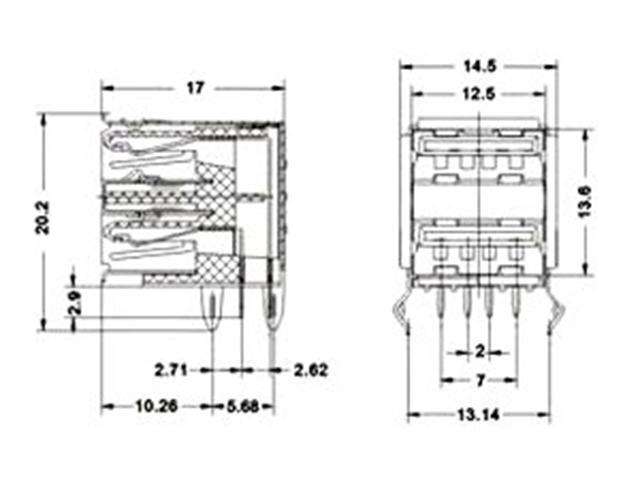 XY-USB153 - Computer Connectors -
