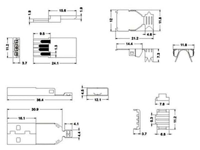 XY-USB176 - Computer Connectors -