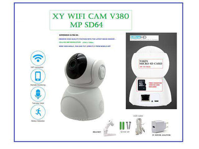 XY WIFI CAM V380 MP SD64 - CCTV Products & Accessories -