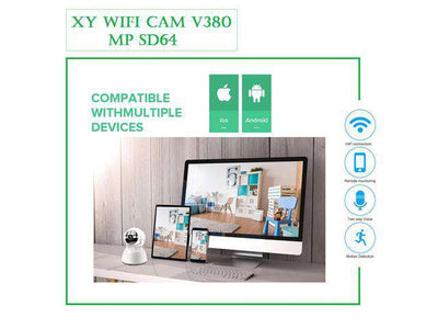 XY WIFI CAM V380 MP SD64 - CCTV Products & Accessories -