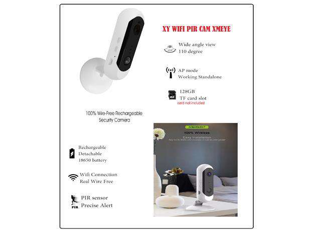 XY WIFI PIR CAM XMEYE - CCTV Products & Accessories -