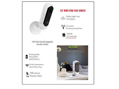 XY WIFI PIR CAM XMEYE - CCTV Products & Accessories -