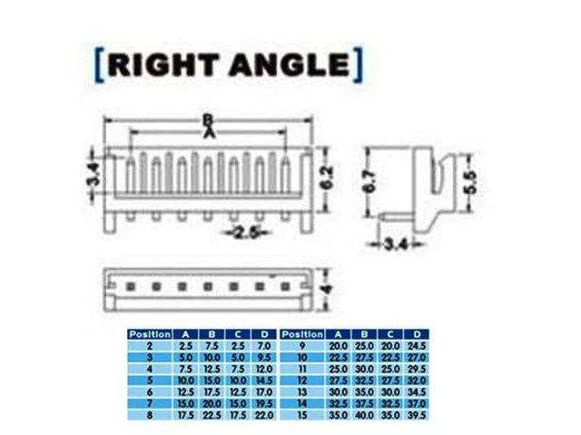 XY133-04RT - PCB Connectors -