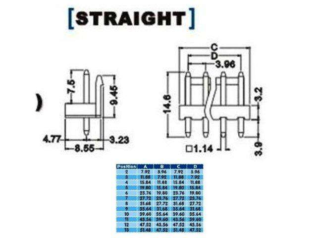 XY135-03ST - PCB Connectors -