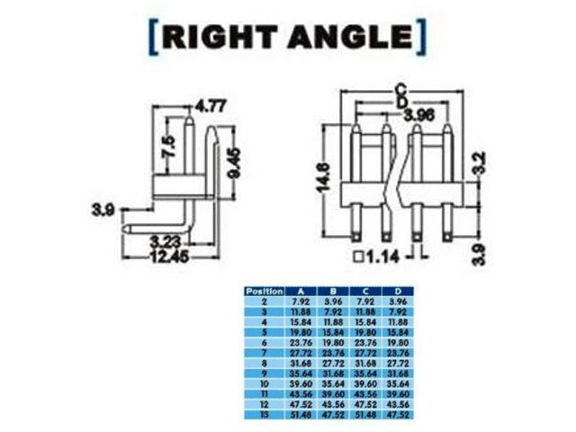 XY135-04RT - PCB Connectors -