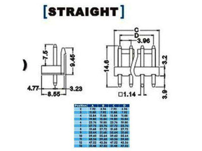 XY135-04ST - PCB Connectors -