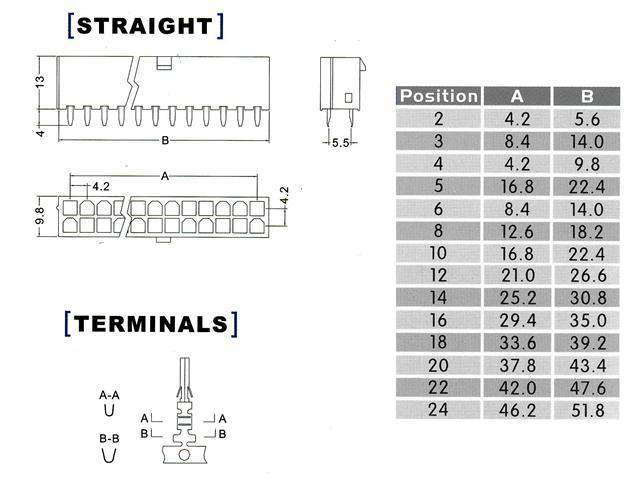 XY140-12M-ST - PCB Connectors -