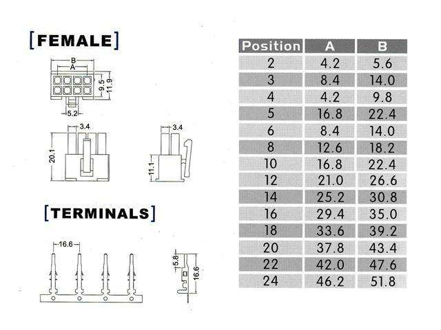 XY141-06F - PCB Connectors -