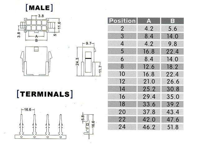 XY141-10M - PCB Connectors -