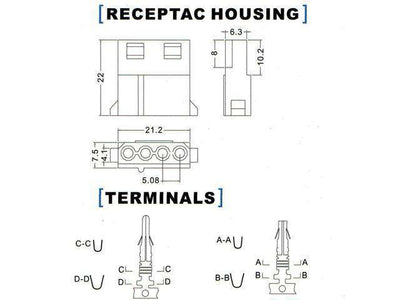 XY143-04F - PCB Connectors -