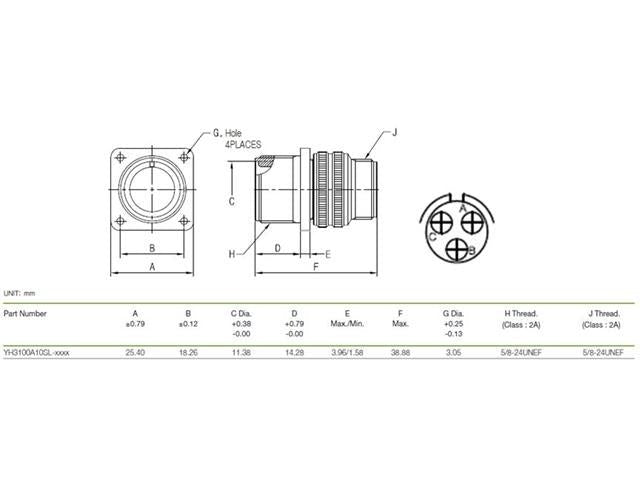 XY3100A-10SL-3S - MIL-Spec / MIL-Type -