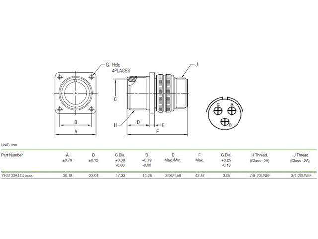 XY3100A-14S-7P - MIL-Spec / MIL-Type -