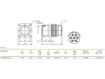 XY3100A-16S-1P - MIL-Spec / MIL-Type -