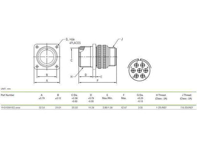 XY3100A-16S-1S - MIL-Spec / MIL-Type -