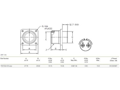 XY3102A-12S-3P - MIL-Spec / MIL-Type -