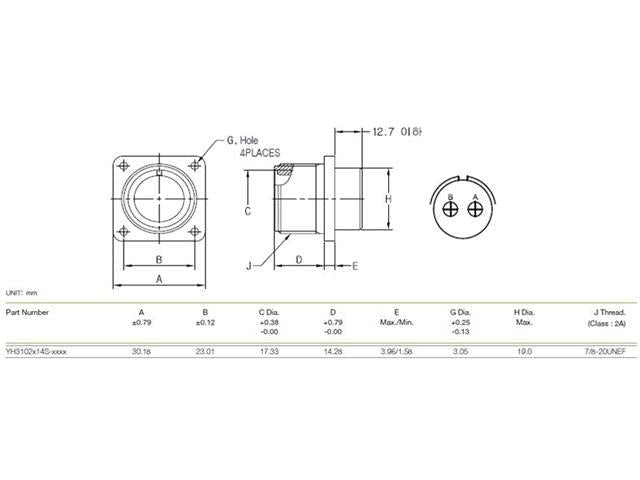 XY3102A-14S-9S - MIL-Spec / MIL-Type -
