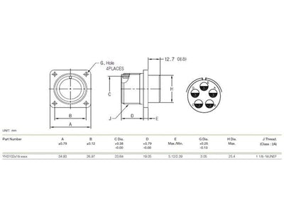 XY3102A-18-11P - MIL-Spec / MIL-Type -
