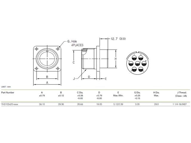 XY3102A-20-15S - MIL-Spec / MIL-Type -