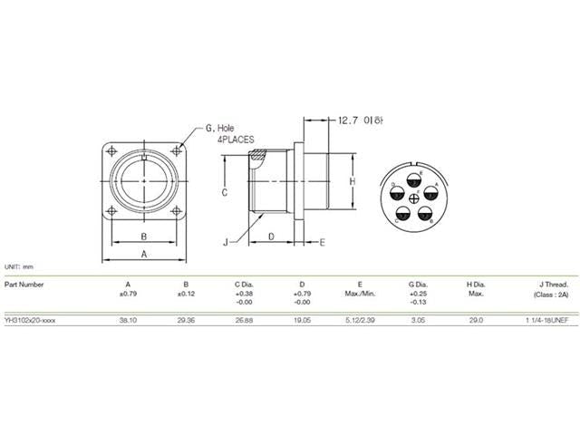XY3102A - 20 - 17S - MIL - Spec / MIL - Type -