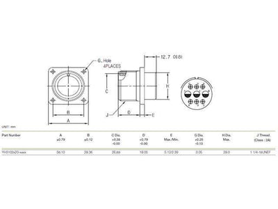 XY3102A-20-18P - MIL-Spec / MIL-Type -