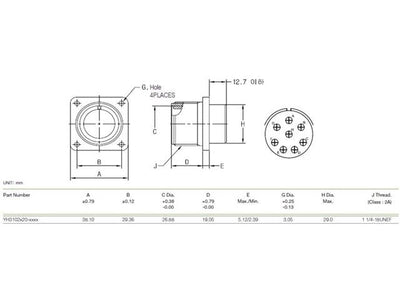 XY3102A-20-7P - MIL-Spec / MIL-Type -