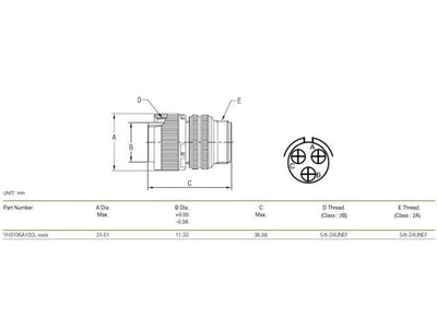 XY3106A-10SL-3S - MIL-Spec / MIL-Type -