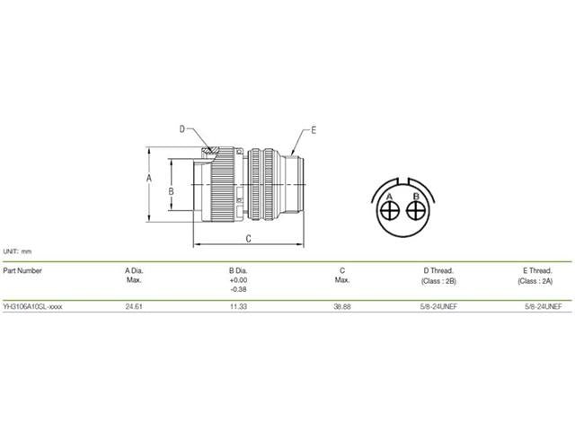 XY3106A-10SL-4P - MIL-Spec / MIL-Type -
