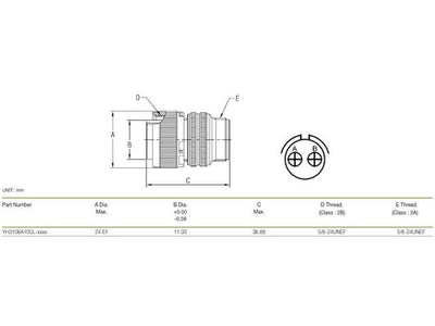 XY3106A-10SL-4P - MIL-Spec / MIL-Type -