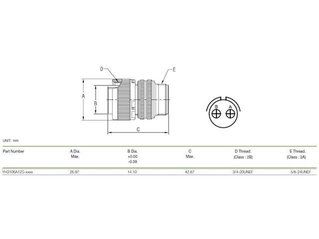 XY3106A-12S-3S - MIL-Spec / MIL-Type -