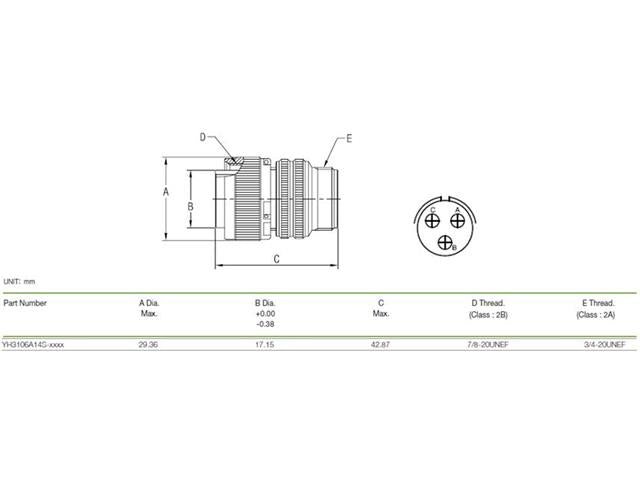 XY3106A-14S-1S - MIL-Spec / MIL-Type -