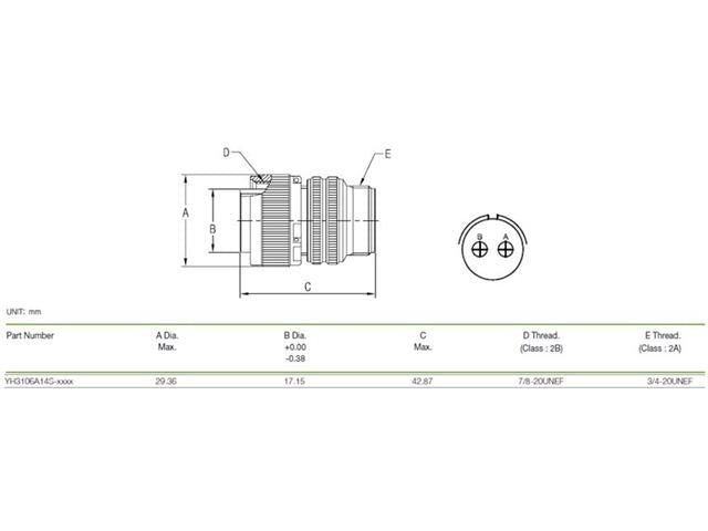 XY3106A-14S-9S - MIL-Spec / MIL-Type -