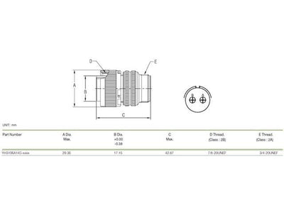 XY3106A-14S-9S - MIL-Spec / MIL-Type -