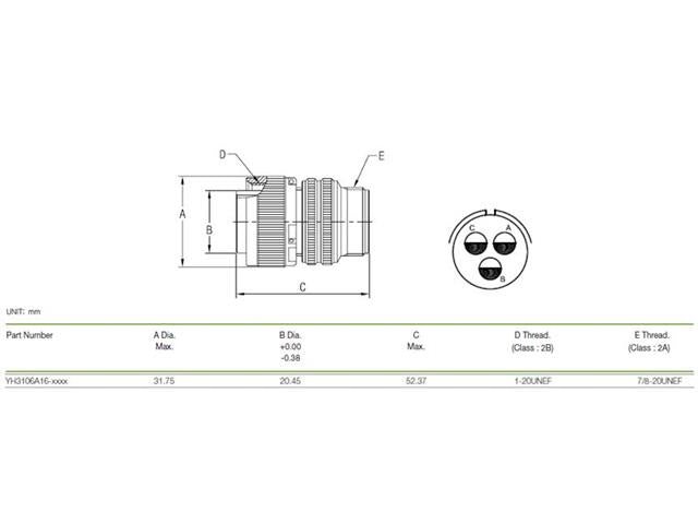 XY3106A-16-10S - MIL-Spec / MIL-Type -