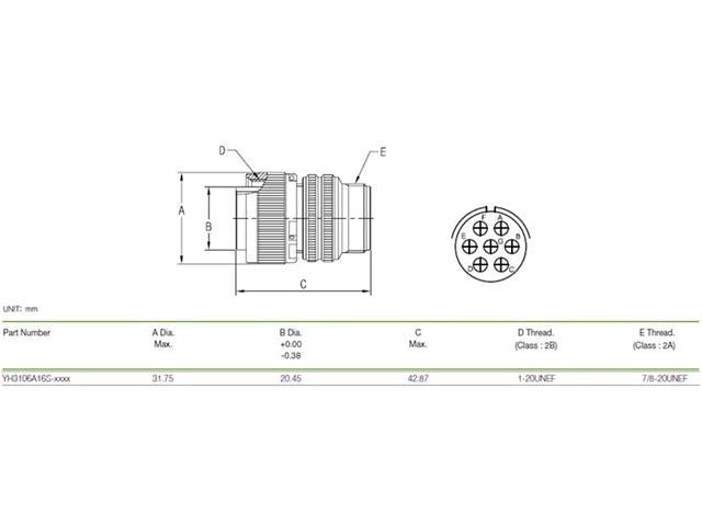 XY3106A-16S-1S - MIL-Spec / MIL-Type -