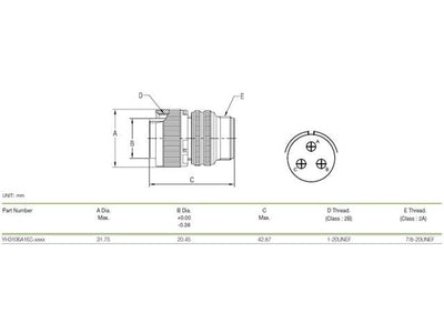 XY3106A-16S-5S - MIL-Spec / MIL-Type -