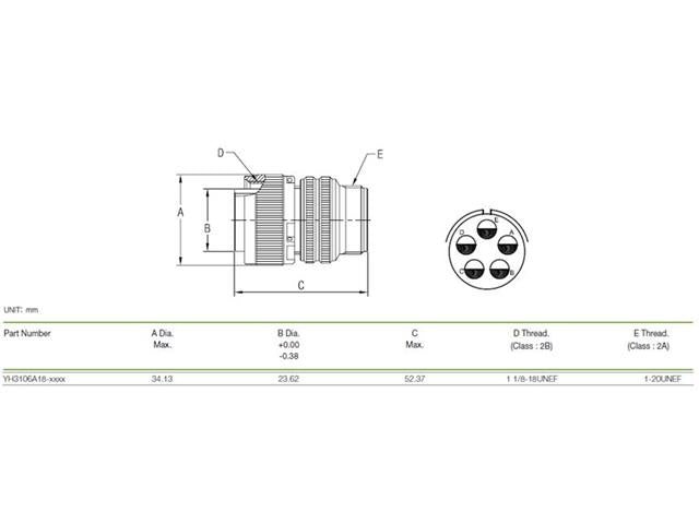 XY3106A-18-11S - MIL-Spec / MIL-Type -