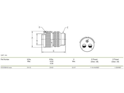 XY3106A-18-5P - MIL-Spec / MIL-Type -