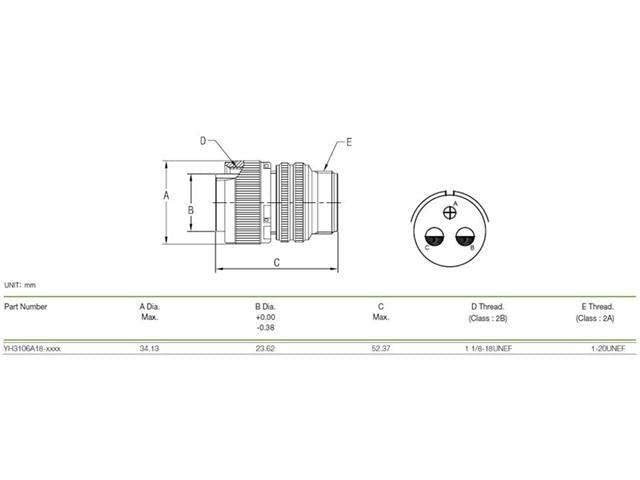 XY3106A-18-5S - MIL-Spec / MIL-Type -