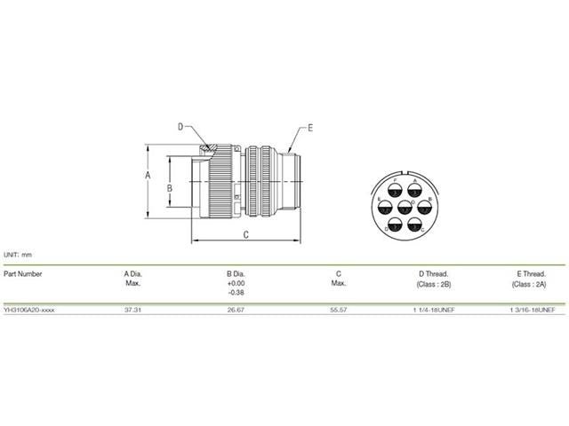 XY3106A-20-15P - MIL-Spec / MIL-Type -