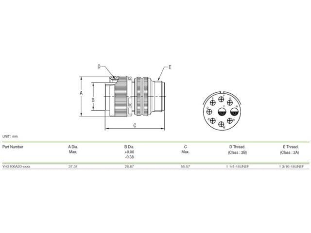 XY3106A-20-16S - MIL-Spec / MIL-Type -