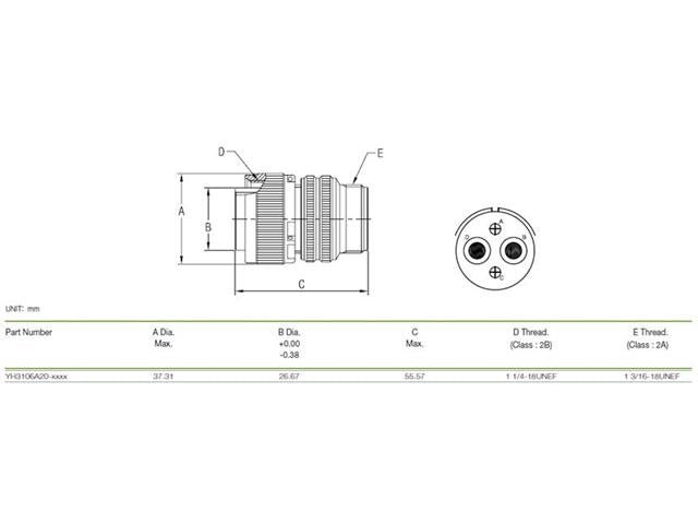 XY3106A-20-24S - MIL-Spec / MIL-Type -