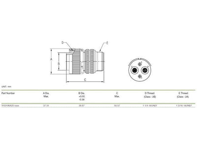 XY3106A-20-24S - MIL-Spec / MIL-Type -