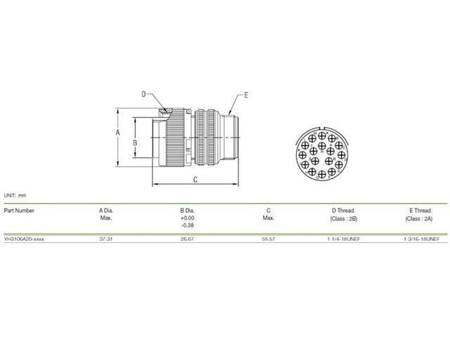 XY3106A-20-29S - MIL-Spec / MIL-Type -