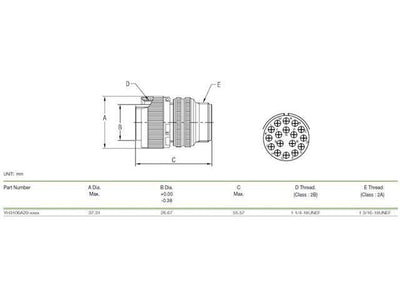 XY3106A-20-29S - MIL-Spec / MIL-Type -