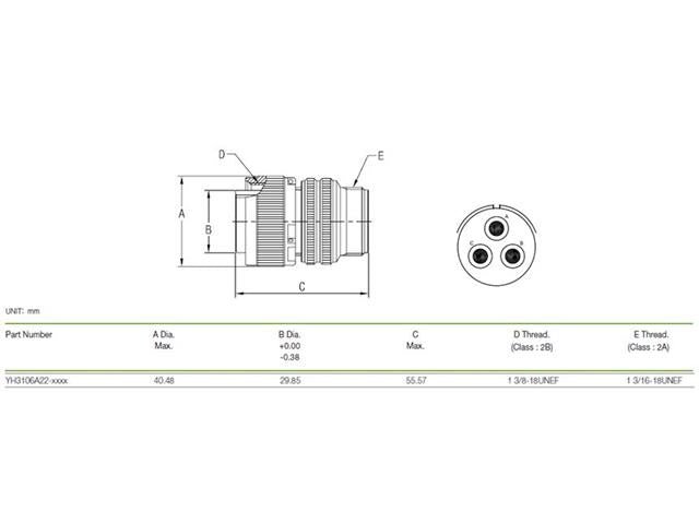 XY3106A-22-2P - MIL-Spec / MIL-Type -