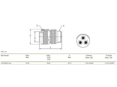 XY3106A-22-2P - MIL-Spec / MIL-Type -